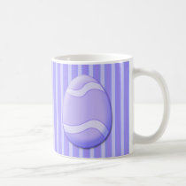 Tasse de café (pourpre) d'oeuf de pâques tasses