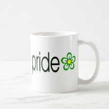 Tasse de café végétalienne de fierté