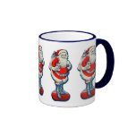 Tasse de café vintage de Père Noël