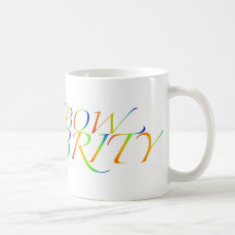 TASSE DE CÉLÉBRITÉ D'ARC-EN-CIEL