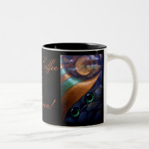 Tasse de CHAPEAU de SORCIÈRE de CAT NOIR