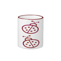 Tasse de coccinelles