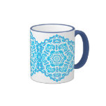 Tasse de coutume de dentelle de flocon de neige