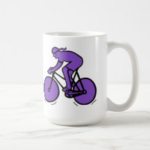 Tasse de cycliste de fille