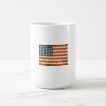 Tasse de drapeau américain