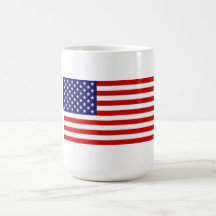 Tasse de drapeau américain