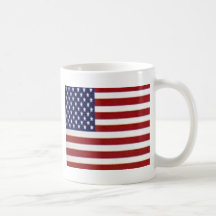 Tasse de drapeau américain