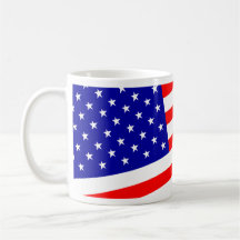 Tasse de drapeau américain