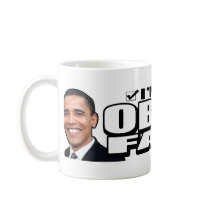 Tasse de fan d'Obama