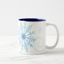 tasse de flocon de neige