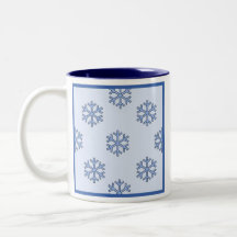 Tasse de flocon de neige