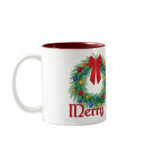 Tasse de guirlande de Joyeux Noël