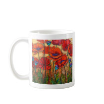 Tasse de jardin de pavot