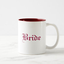 Tasse de jeune mariée