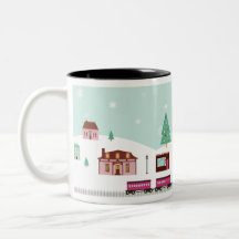 Tasse de Noël de ville de Milou