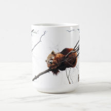 Tasse de panda rouge