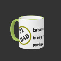 Tasse de papa du numéro un tasses