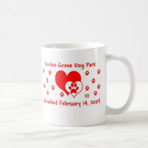 Tasse de parc de chien de verger de jardin