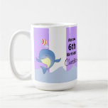 Tasse de partie de baleine de joyeux anniversaire