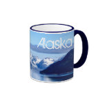 Tasse de photo de baie de glacier
