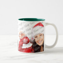 Tasse de photo personnalisée par Noël