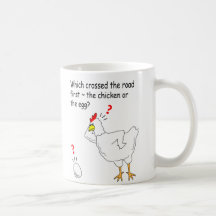 Tasse de poulet ou d'oeufs