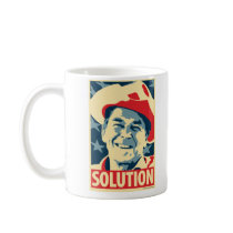 Tasse de Reagan et de parodie de Washington - d'Ob