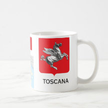 Tasse de région de l'Italie Toscane