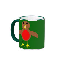 Tasse de Robin de Noël