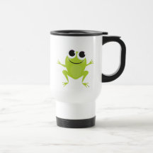 Tasse de voyage de grenouille