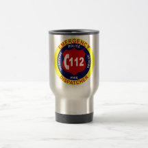 Tasse de voyage d'expéditeur de secours d'UE 112