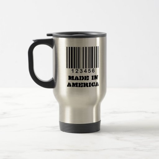 Tasse de voyage/fait en Amérique