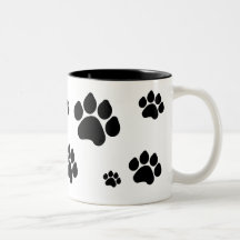 Tasse d'empreinte de patte