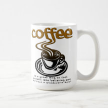 Tasse drôle d'imbécile de café