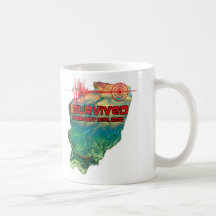Tasse du nord de tremblement de terre de l'Illinoi