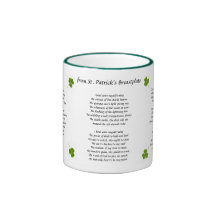 Tasse du plastron de St Patrick
