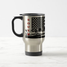 Tasse du sud de voyage de bannière étoilée de butt
