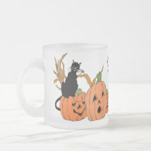 Tasse éffrayante de chat