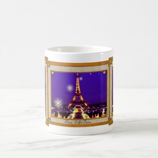 Tasse encadrée de Tour Eiffel