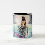 Tasse enchantée de sirène par l'aquarium populaire