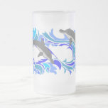 Tasse éternelle de vague de dauphin