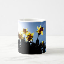 Tasse florale de jonquille