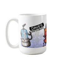 Tasse fraîche de robot