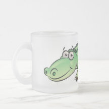 Tasse givrée par alligator