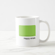 tasse heureuse de baleine d'iPhone