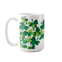 Tasse irlandaise de shamrock de bénédiction tasses