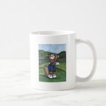 Tasse jouante au golf