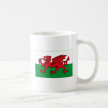 Tasse (légère) de drapeau du Pays de Galles