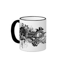 Tasse maudite de thème de terres