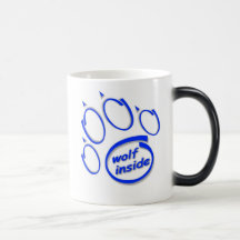Tasse Morphing intérieure de loup !